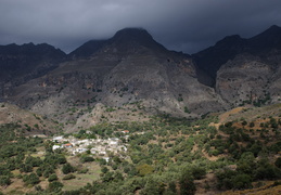 storm overtaking the mountains